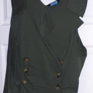 Double breast wrap dress